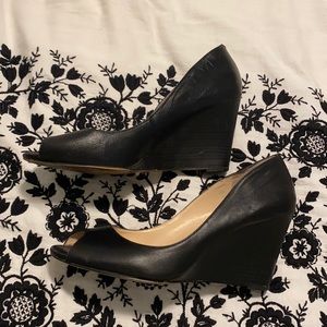 Jessica Simpson peep toe wedges